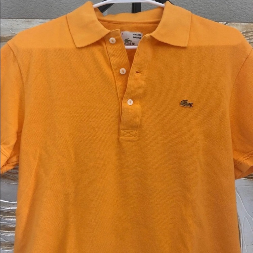 lacoste shirt vintage wash
